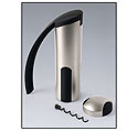 Metrokane Vertical Rabbit Corkscrew Wine Opener in Gun-Metal Grey