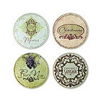 Vineyard Glass Coaster Set