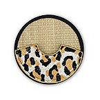 Wild Spirits Glass Slippers� - Leopard - Set of 4