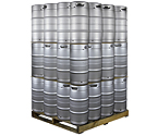 Pallet of 48 Kegco HS-K7.75G-DDI Kegs - 7.75 Gallon Commercial Keg with Drop-In D System Valve