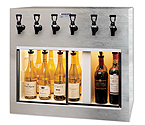 WineKeeper Monterey 6 Bottle Wine Dispenser Preservation Unit - Special Laminate - 7769