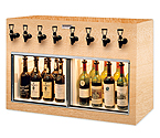 WineKeeper Monterey 8 Bottle Wine Dispenser Preservation Unit - Oak - 7774