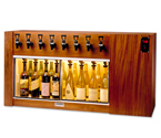 WineKeeper The Magnum 8 Bottle Wine Dispenser Preservation Unit - Mahogany - 8002