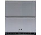 Marvel 80RDE-BB-O-WI Sentry Digital Drawer Refrigerator - Black/Custom Overlay Door