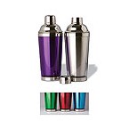Double Wall Stainless Steel Cocktail Shaker - Purple