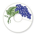 Grape My Glass� Wine Glass Tags