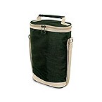 Hunter Green Double Bottle Wine Duffel