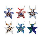 Starfish My Glass� Wine Charms
