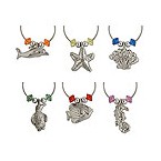 Silver-Plated Sea Life My Glass® Wine Charms