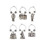 Birthday Bash My Glass� Wine Charms