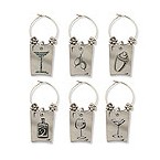 Wine & Spirits My Glass� Wine Charms