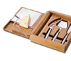 Picnic Time Soiree Bamboo Cutting Board & Cheese Set