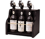 WineKeeper The Vintner 3 Bottle Wine Dispenser Preservation - Black Cabinet