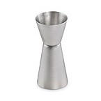 Brushed Stainless Steel Double Jigger