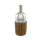 Rattan & Stainless Steel Martini Shaker