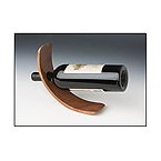 Curved Single Bottle Wood Wine Stand