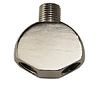 Co2 Regulator Y Splitter - Chrome Plated