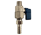 Regulator Ball Valve w/ 5/16 hose barb outlet