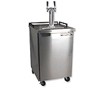 Beverage-Air BM23-SS-2 Dual Faucet Keg Refrigerator - Stainless Steel