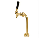 Chrome Plated Metal Single Faucet 3-Inch Diameter Column Beer Tower