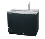 Beverage-Air Kegerator DD50C-B Club Top 2-Keg Beer Cooler - Black Vinyl