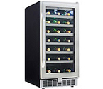 Danby Silhouette  DWC93BLSST 34 Bottle Built-In Wine Cooler