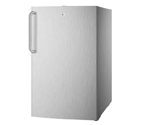 Summit FF521BLCSS 4.1 cf Undercounter Built-in Refrigerator - Stainless Steel