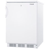 2 Photo of 5.5 cf Undercounter All Refrigerator White w/Lock