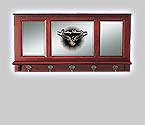 Harley-Davidson Pub Mirror - Mahogany Finish