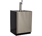 Marvel 61HK-BS-X-1 Built-in Kegerator with Black Cabinet & Stainless Steel Door