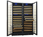 N'Finity 340 Bottle Multi-Temp Wine Cellar - Black Cabinet with Black Door
