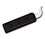 Lock ring removal knife for drop-in keg valves
