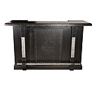 Harley-Davidson® Bar & Shield Flames Bar - Vintage Black/Pewter Accents