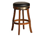 Harley-Davidson� HDL-13120-H - Bar & Shield Flames Bar Stool - Heritage Brown
