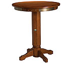 Harley-Davidson� HDL-13200-H - Bar & Shield Flames Pub Table - Heritage Brown