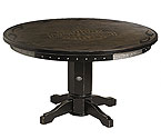 Harley-Davidson� HDL-13300-V - Bar & Shield Flames Poker Table & Chairs Set - Vintage Black