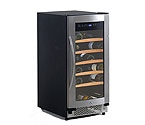 Avanti WC30SSR Curved Front 30-Bottle Built-In Wine Chiller