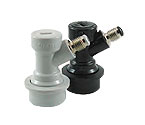 Ball Lock Becker Keg Home Brew Keg Tap Coupler Set- 1/4in. MFL