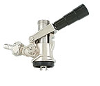 KT86S-L - S System Keg Tap Coupler - Black Lever Handle
