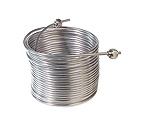 Jockey Box Stainless Steel Cooling Coil, Left Hand, 50' x 5/16