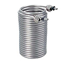 Jockey Box Stainless Steel Cooling Coil, 50' x 5/16
