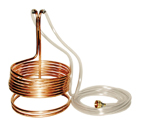 Standard Wort Immersion Chiller with garden hose fittings - 3/8