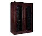 Le Cache Contemporary Series Model 3800 458-Bottle Wine Storage Cabinet in Provincial Cherry Finish