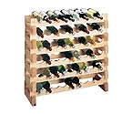 Stackable Country Pine Scallop Wine Racks