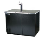 Beverage-Air Kegerator DD50-B Two Keg Beer Cooler - Black Vinyl