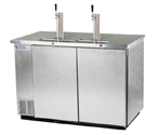 Beverage-Air Kegerator DD58-S Commercial 3-Keg Beer Cooler - Stainless Steel