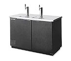 Beverage-Air Kegerator DD58-B Commerical 3-Keg Beer Cooler - Black Vinyl