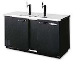 Beverage-Air Kegerator DD68-B Three Keg Beer Cooler - Black Vinyl