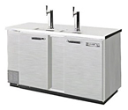 Beverage-Air Kegerator DD68-S Three Keg Beer Cooler - Stainless Steel