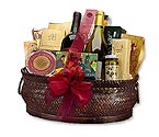 Deluxe Wine & Gourmet Gift Basket